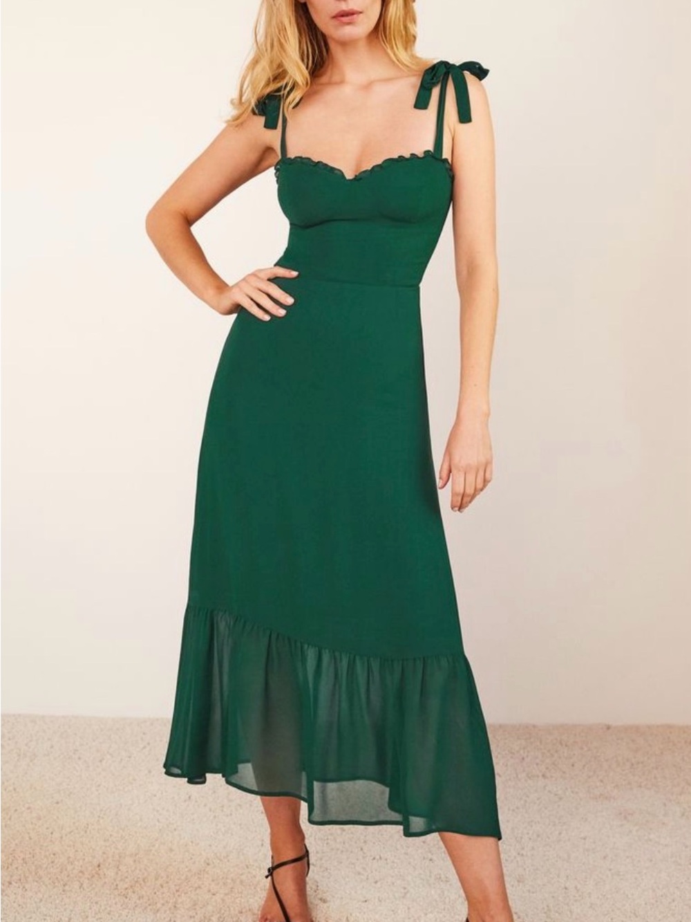 Green Nikita reformation dress